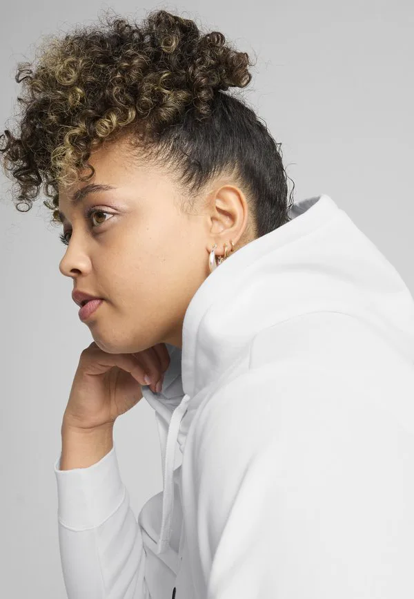 

Худи с логотипом ess no 1 fl Puma, White, Белый, Худи с логотипом ess no 1 fl Puma, White