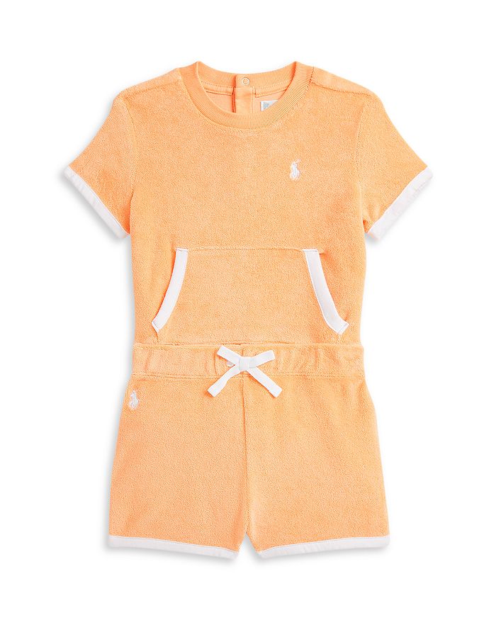 

Детский комплект из махрового свитшота и шорт для мальчиков - Baby Ralph Lauren, оранжевый