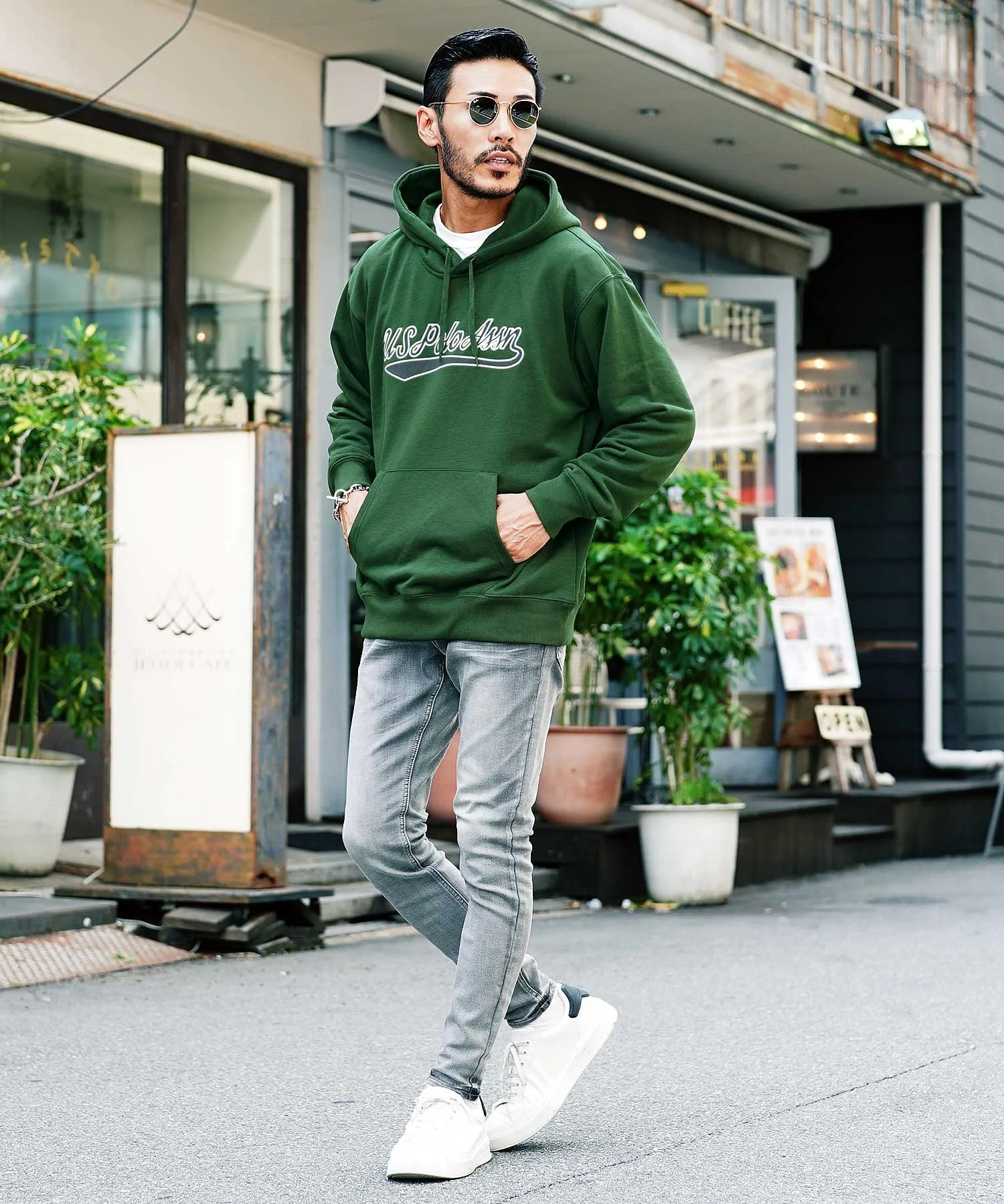 US. POLO ASSN. Толстовка с капюшоном, коллекция весна/лето 2016. U.S. Polo Assn., B Green — фото 2