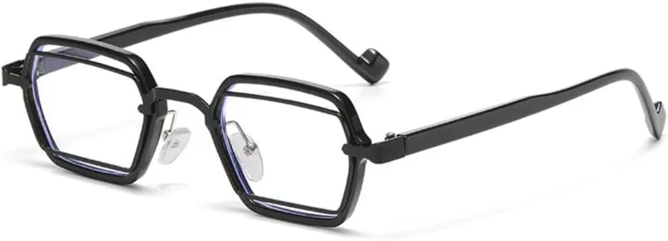 

Солнцезащитные очки с защитой UV400 | Маленький панк, разноцветные линзы | для женщин и мужчин, для занятий спортом на открытом воздухе и вождения (C3 Черный, Золотой, Желтый) LXLHWN, C6 Black Clear