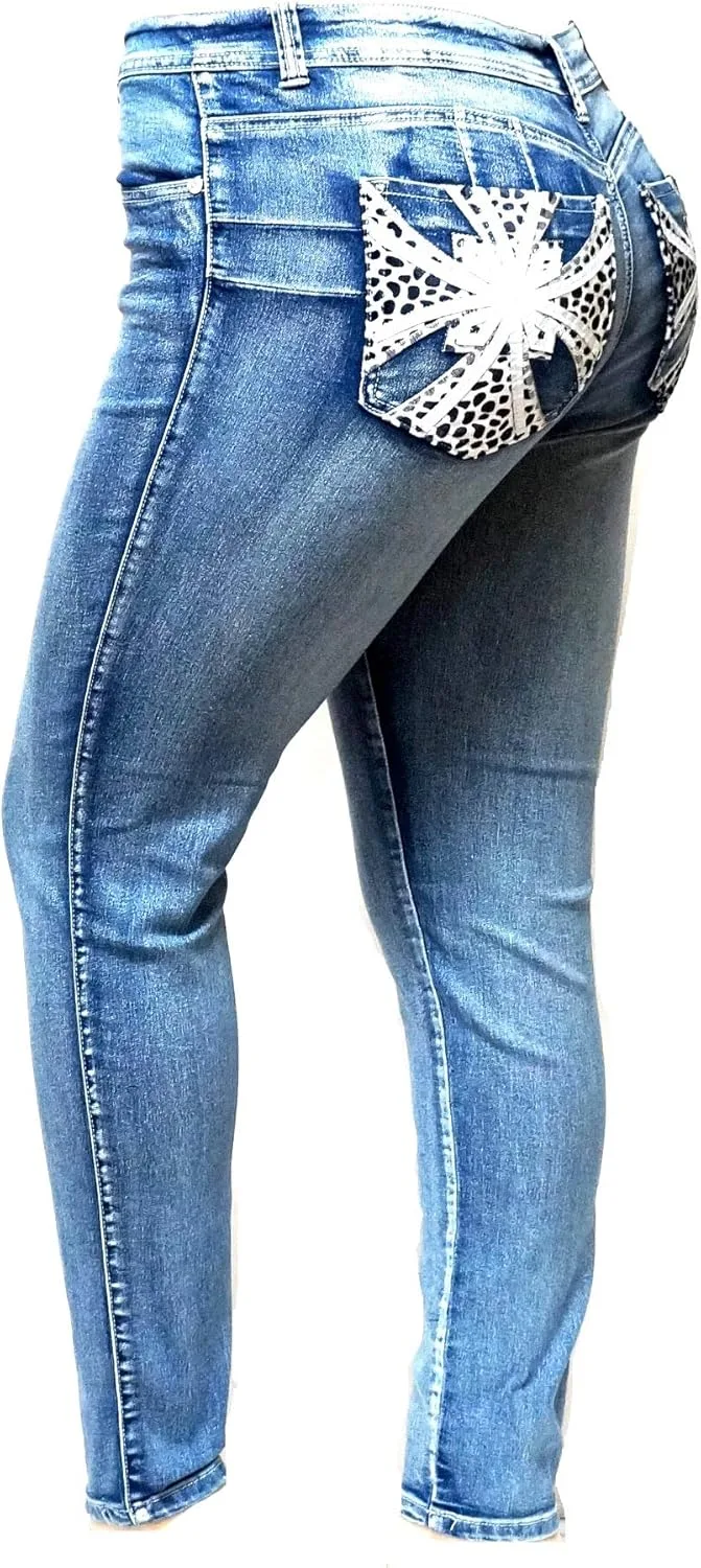 

L’square/Jack David/Be By Hailey Dark Blue Women's Plus Size Denim Jeans Stretch Bootcut/Skinny Pants L’square jeans