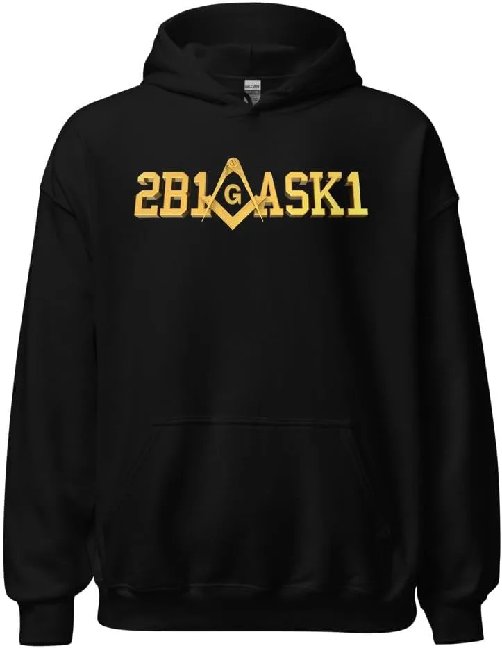 

Толстовка Masonic Hoodie с символом Square & Compass, размеры SM-5XL Vinson MFG