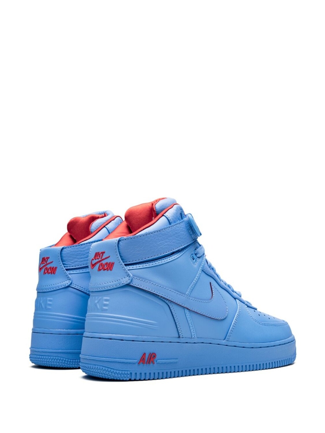 Nike высокие кроссовки Air Force 1, синий — фото 3