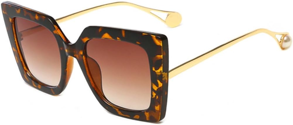 

Солнцезащитные очки для мужчин и женщин - защита UV400 - крупная оправа, металлические петли, градиентные линзы, для занятий спортом на открытом воздухе и вождения DSVIGF, 03