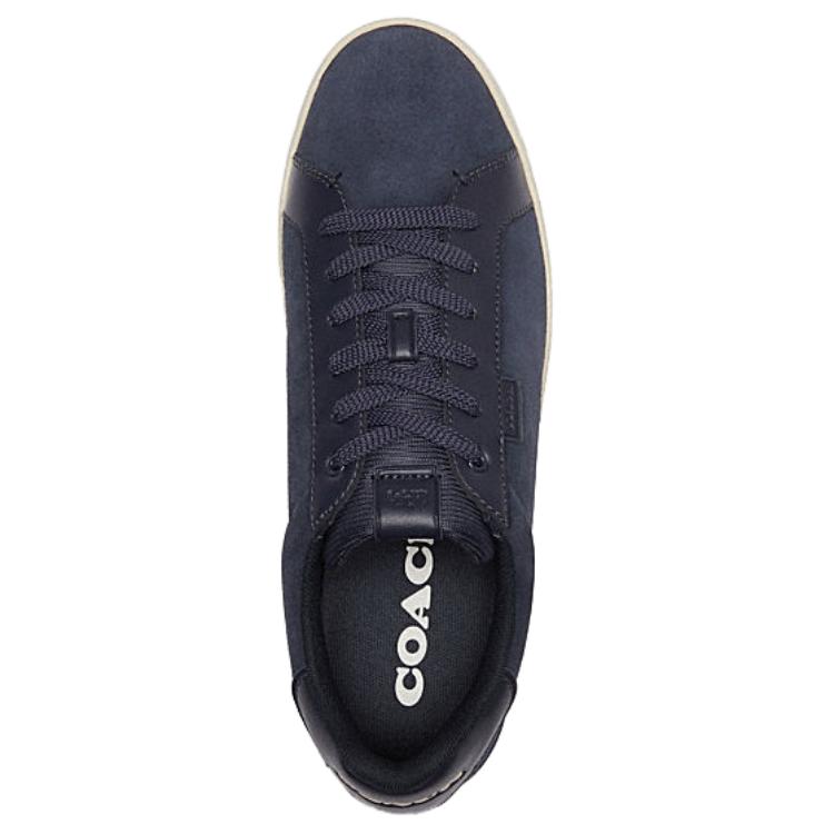 Lowline Low-Top Skateboard Shoes Men's Navy Blue COACH — фото 3