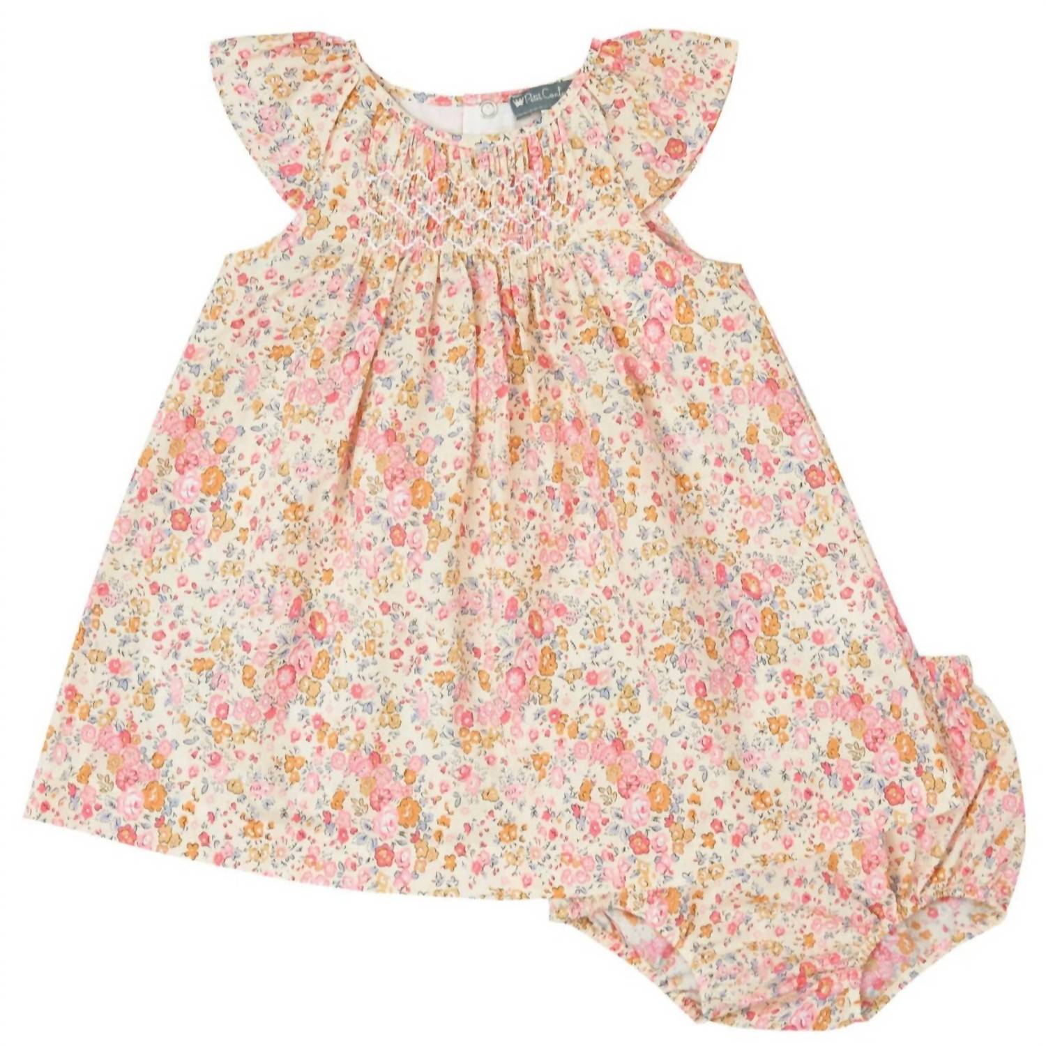 

Комплект платьев Liberty для девочек персикового цвета Petit Confection