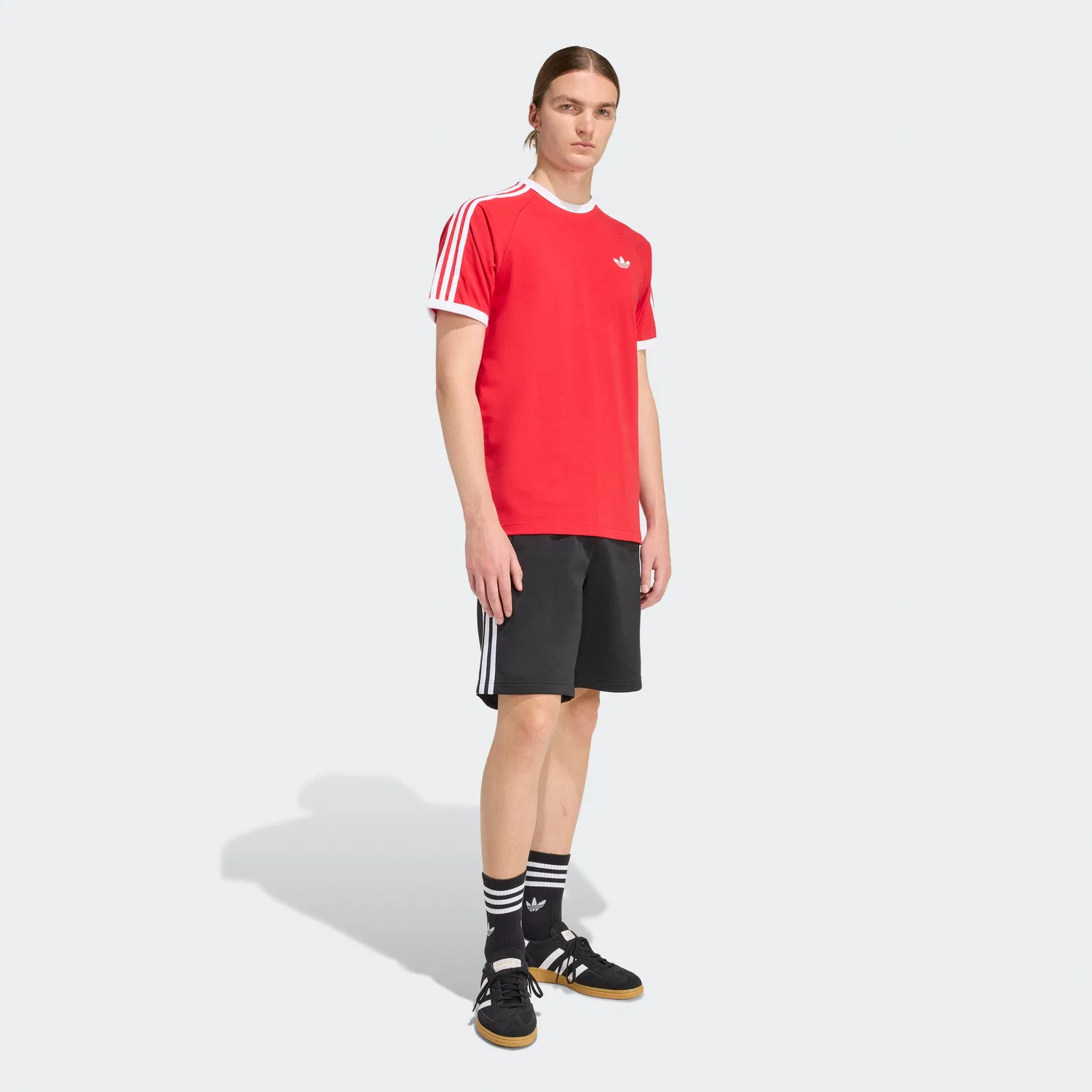 Мужская футболка с тремя полосками Better Scarlet от Adidas — фото 3