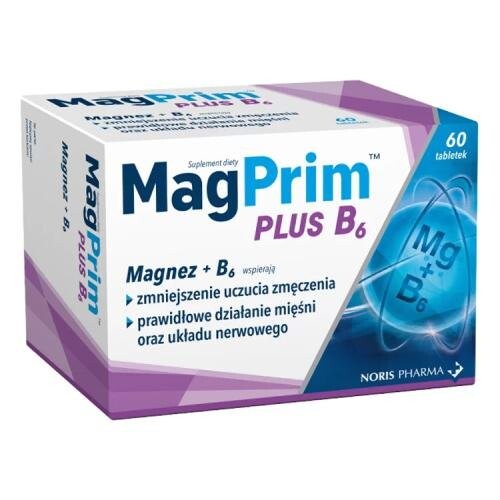 

Noris Pharma, Магний Магприм Плюс B6, 60 таблеток. Inna marka