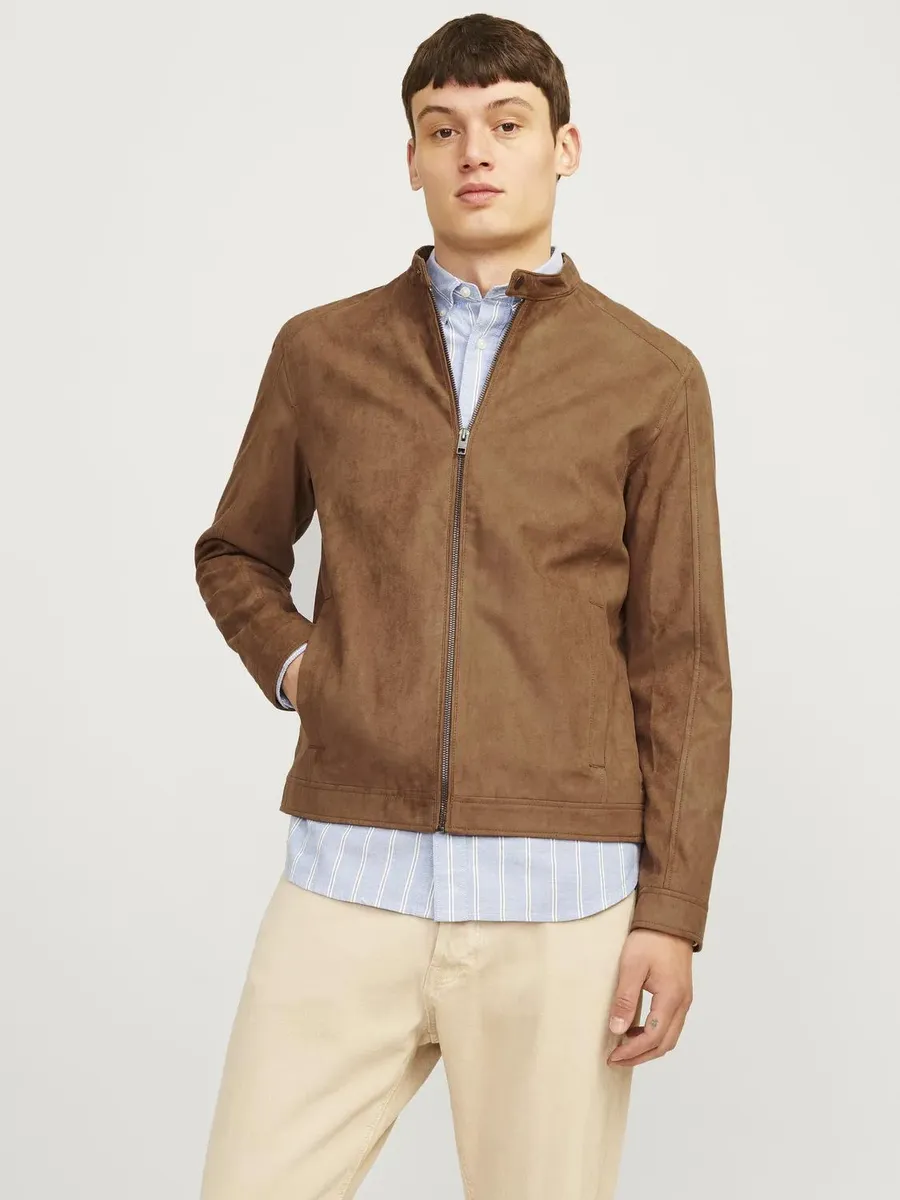 

Куртка Jack & Jones из искусственной кожи "JJEDYLAN CLEAN JACKET NOOS", цвет Cognac