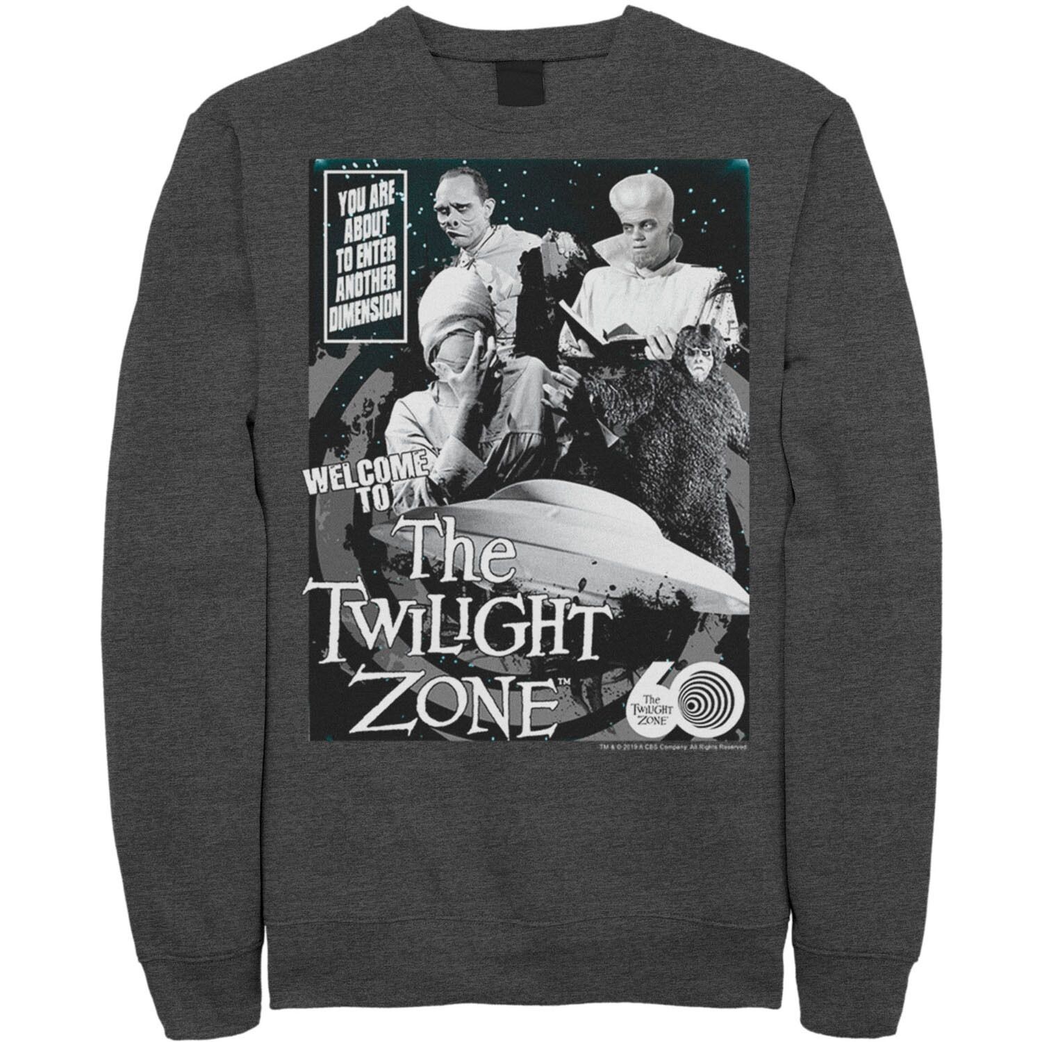 

Мужской свитшот CBS The Twilight Zone Comic 60th Licensed Character