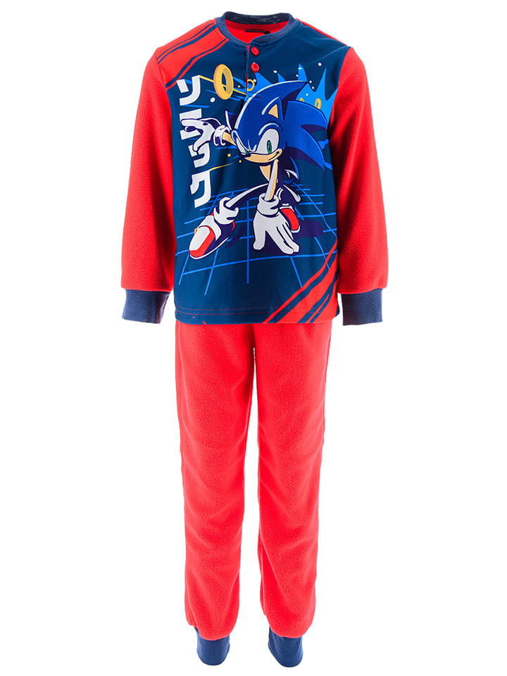 

Sonic Флисовая пижама "Соник модерн" сине-красного цвета