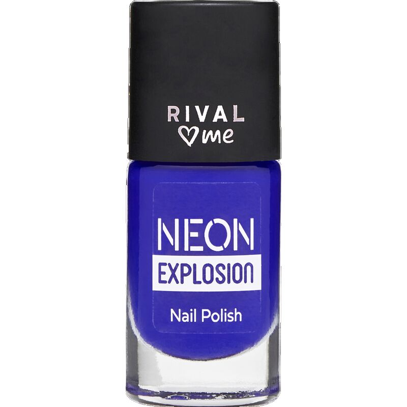 

Неоновые ногти 07 сине-тастический RIVAL loves me, 8 ml