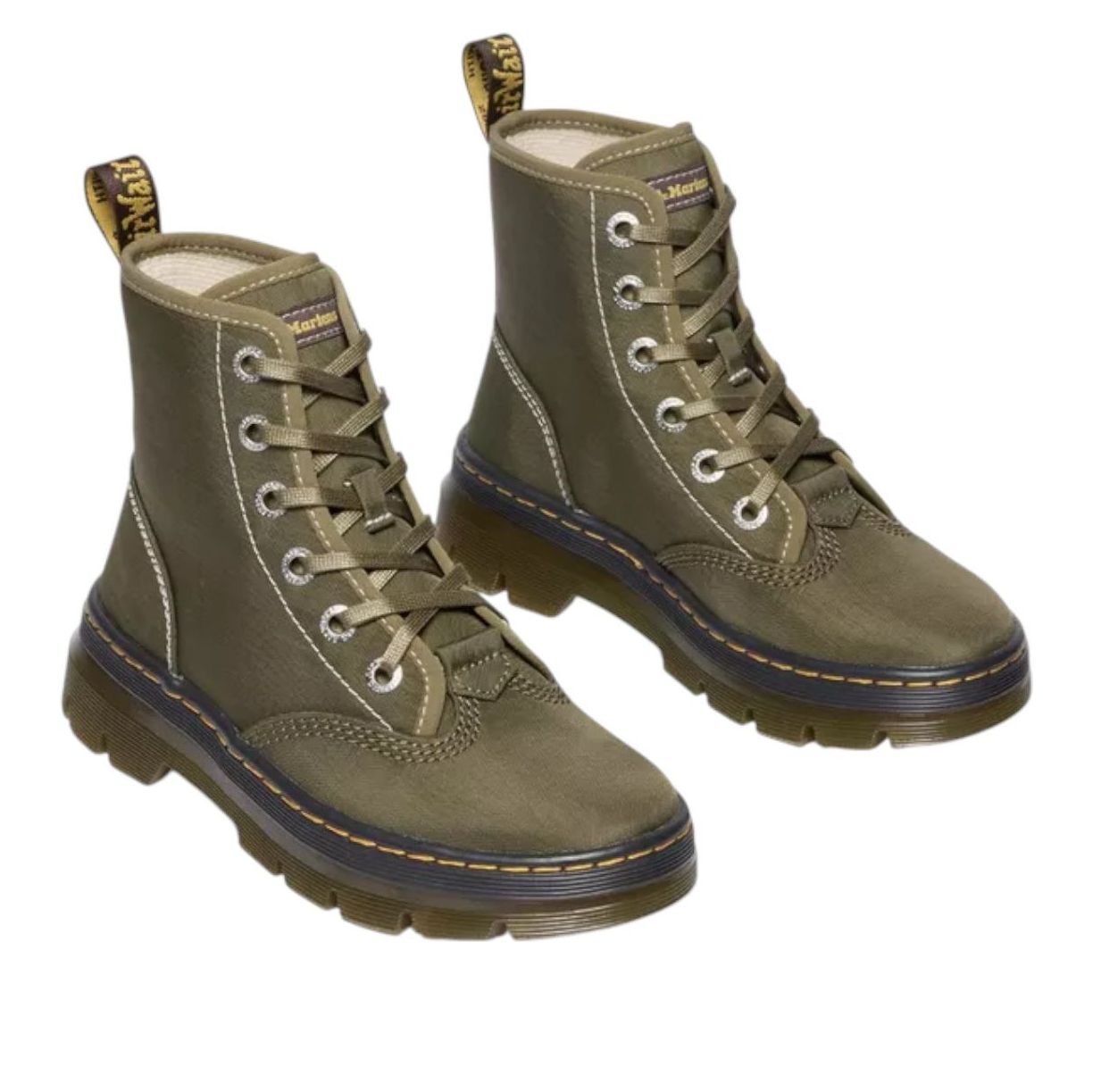 Ботинки (WMNS) Dr. Martens Charlee Chukka Nylon Utility Boots 'Olive' — фото 2