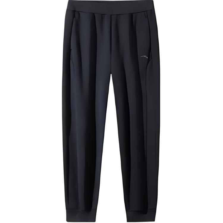 

ANTA Разнообразие коллекции для тренировок вязаные спортивные штаны Women's Basic Black