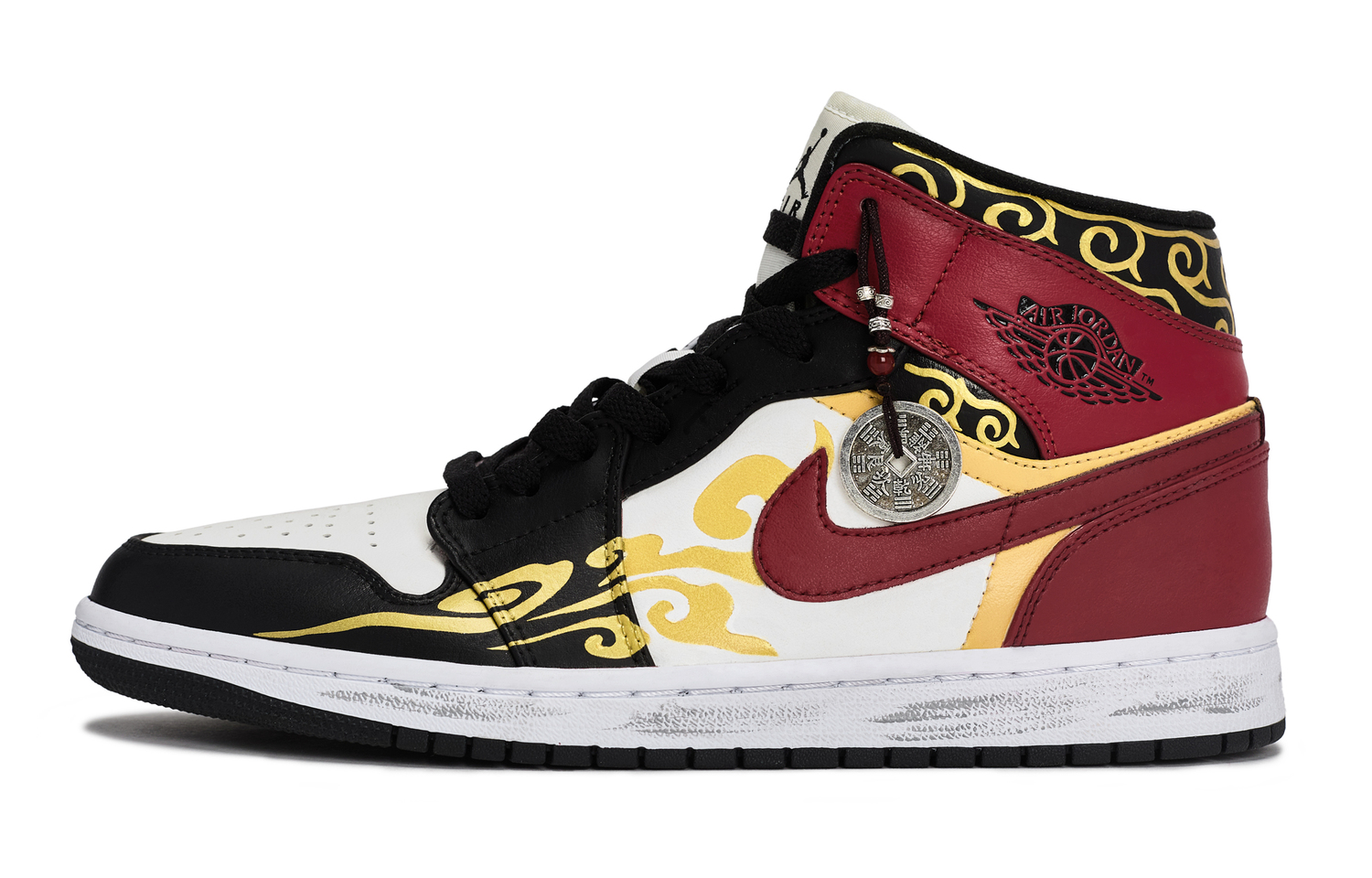 

Jordan Кроссовки Air 1 Walking Planet, Silver Cloud Halo Mid top Vintage Basketball Shoes Unisex красный белый черный золотой
