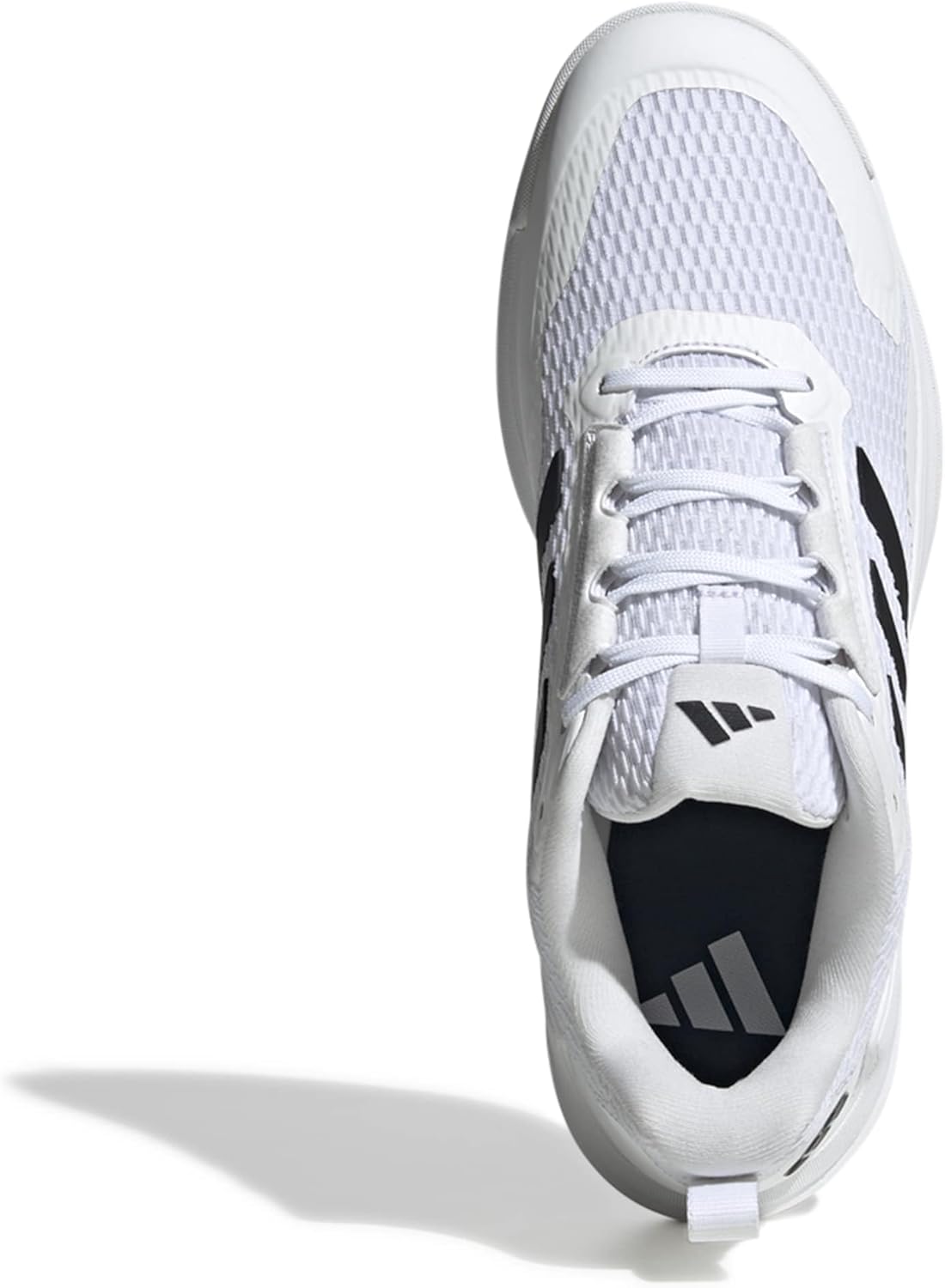 Мужские кроссовки Adidas Novaflight 2 для зала, белый/черный — фото 2