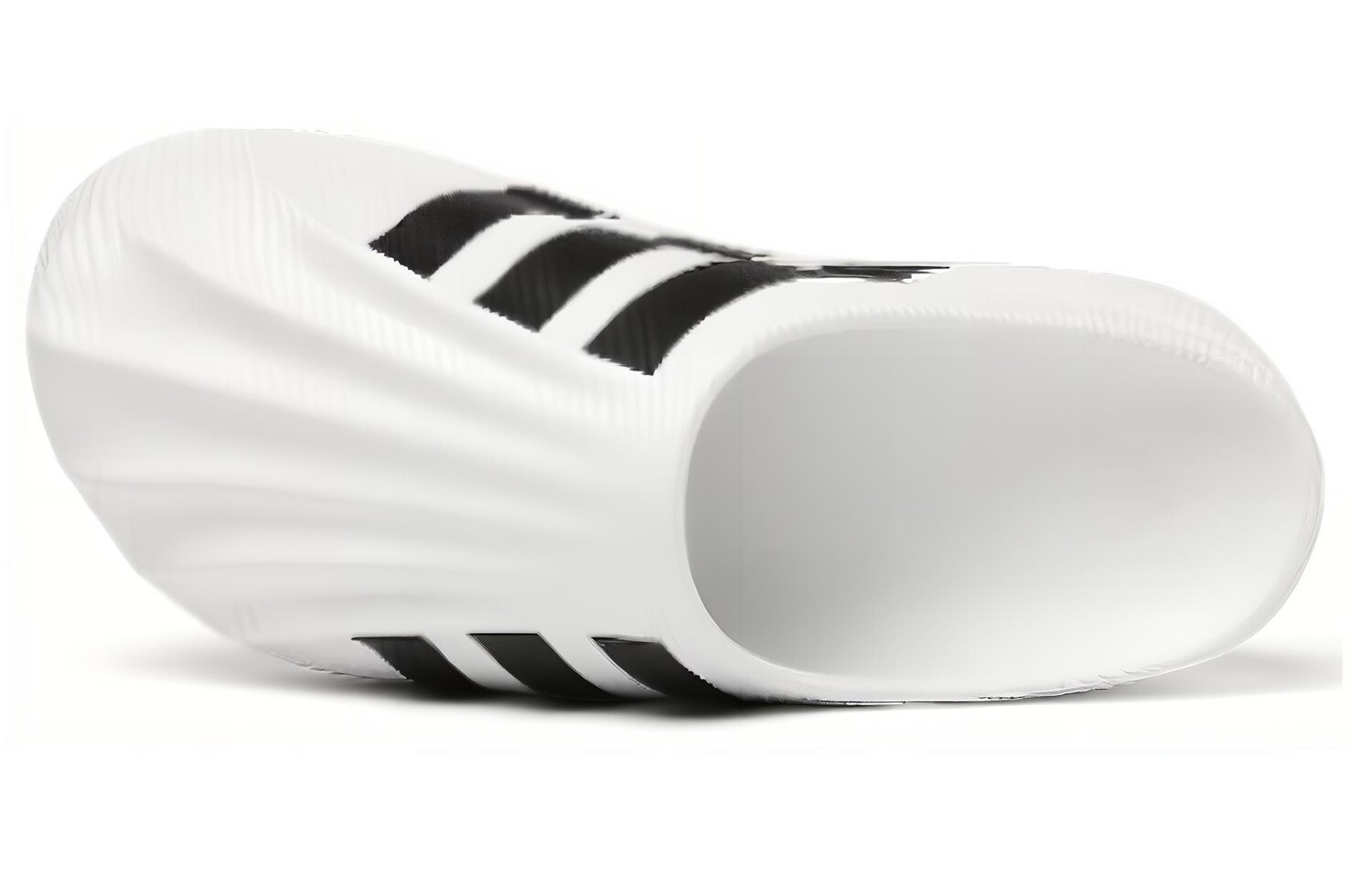 Adidas тапочки унисекс adidas originals, Black/White — фото 3