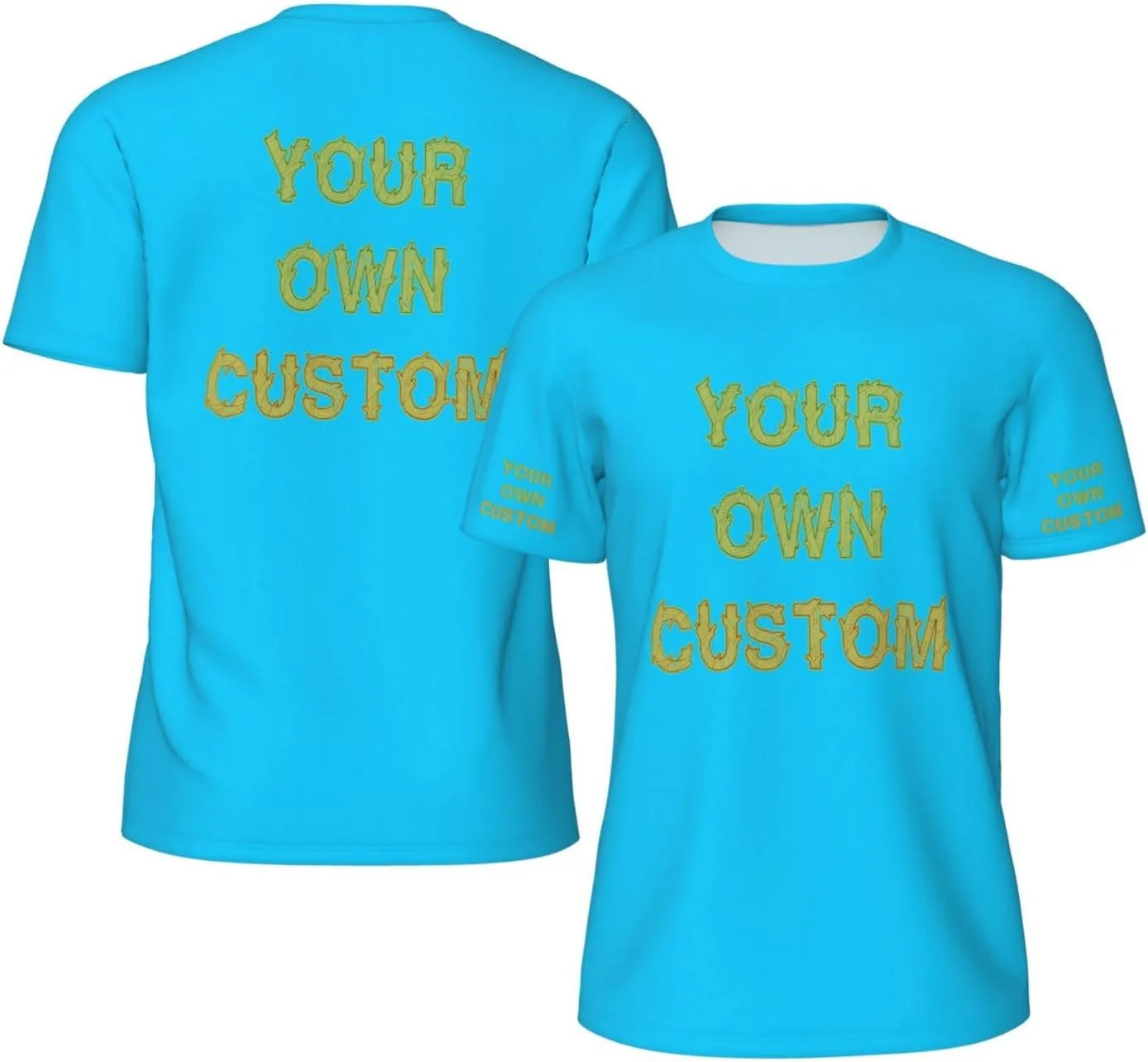 

Футболка Custom с принтом на 4 сторонах