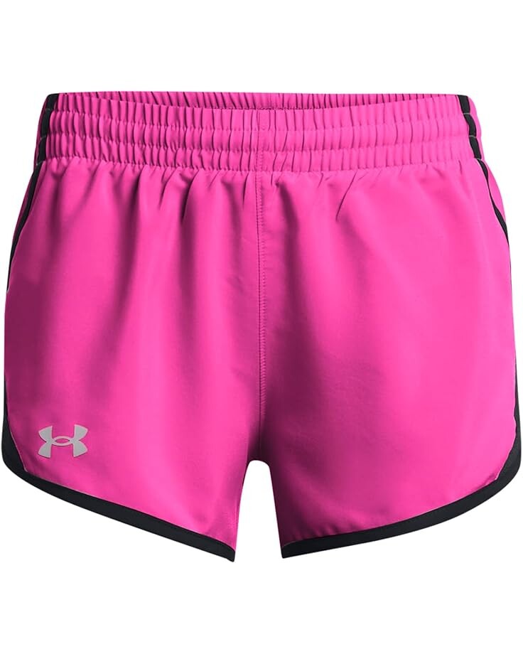 

Шорты Under Armour Kids Fly By Shorts, цвет Rebel Pink/Black/Reflective