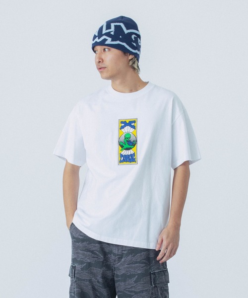 

Футболка с коротким рукавом, кроп, принт XLARGE, белый