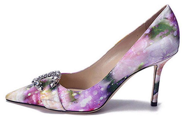 Туфли на тонком каблуке высотой 8 см, женские, разноцветные Jimmy Choo, Original Shoe Box Included