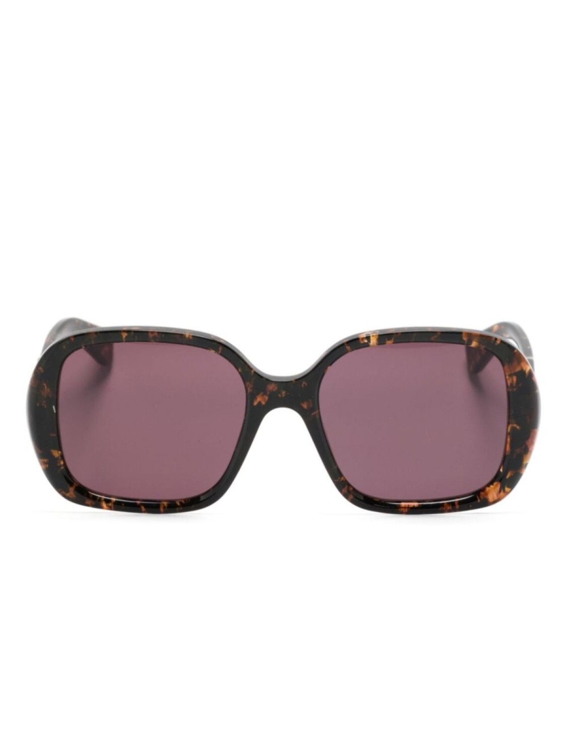 

Chloé Eyewear солнцезащитные очки в квадратной оправе, черный