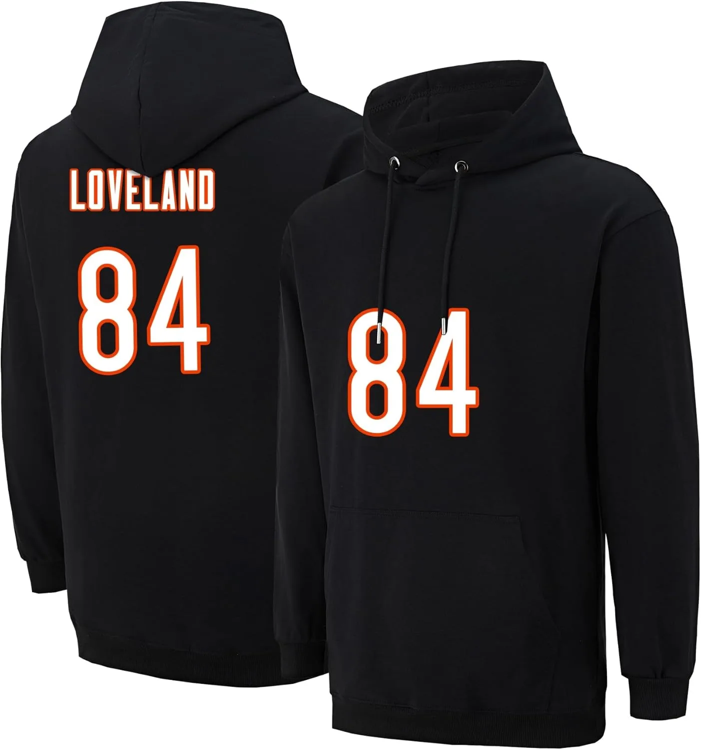 

Мужская футбольная толстовка из хлопкового флиса, с капюшоном и карманом-кенгуру Shxinet