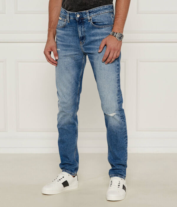 

Джинсы мужские Calvin Klein Jeans с рваным эффектом, синий