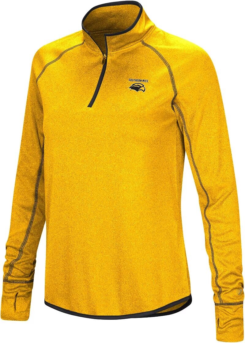 

Colosseum Женский золотой пуловер Southern Miss Golden Eagles с молнией