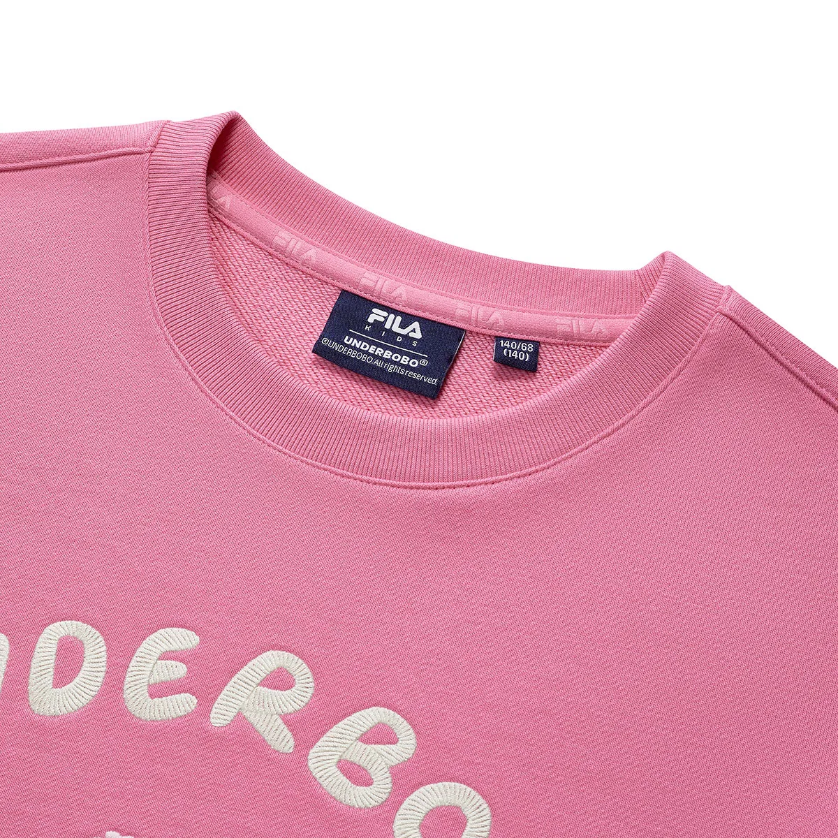 Свитшот детский с круглым вырезом FILA KIDS Fresh Pink — фото 4