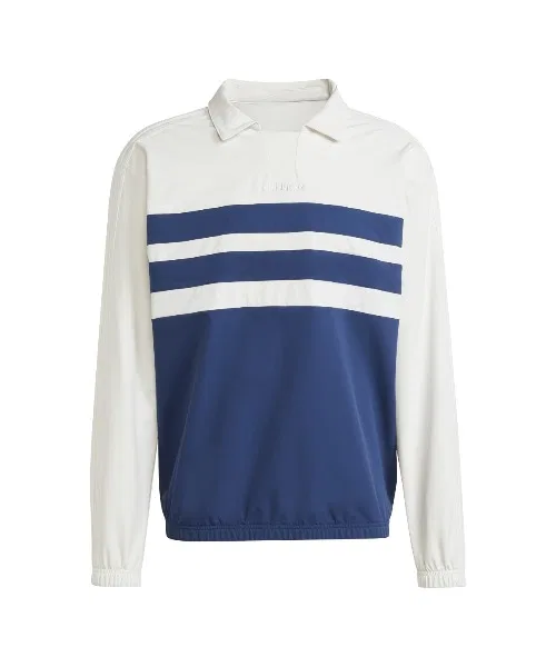 Тренировочная куртка adidas Originals, свободный крой, тёмно-синяя — фото 2
