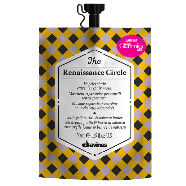 

Восстанавливающая маска для очень поврежденных волос, 50 мл Davines The circle chronicles renaissance circle