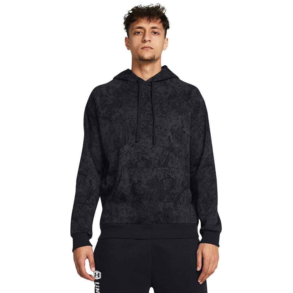 

Мужская толстовка с капюшоном Under Armour Rival Fleece Tech Camo, черный