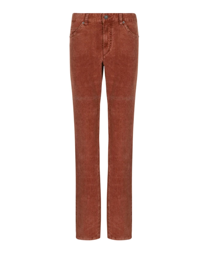 

Вельветовые брюки с нашивкой логотипа Isabel Marant, оранжевый