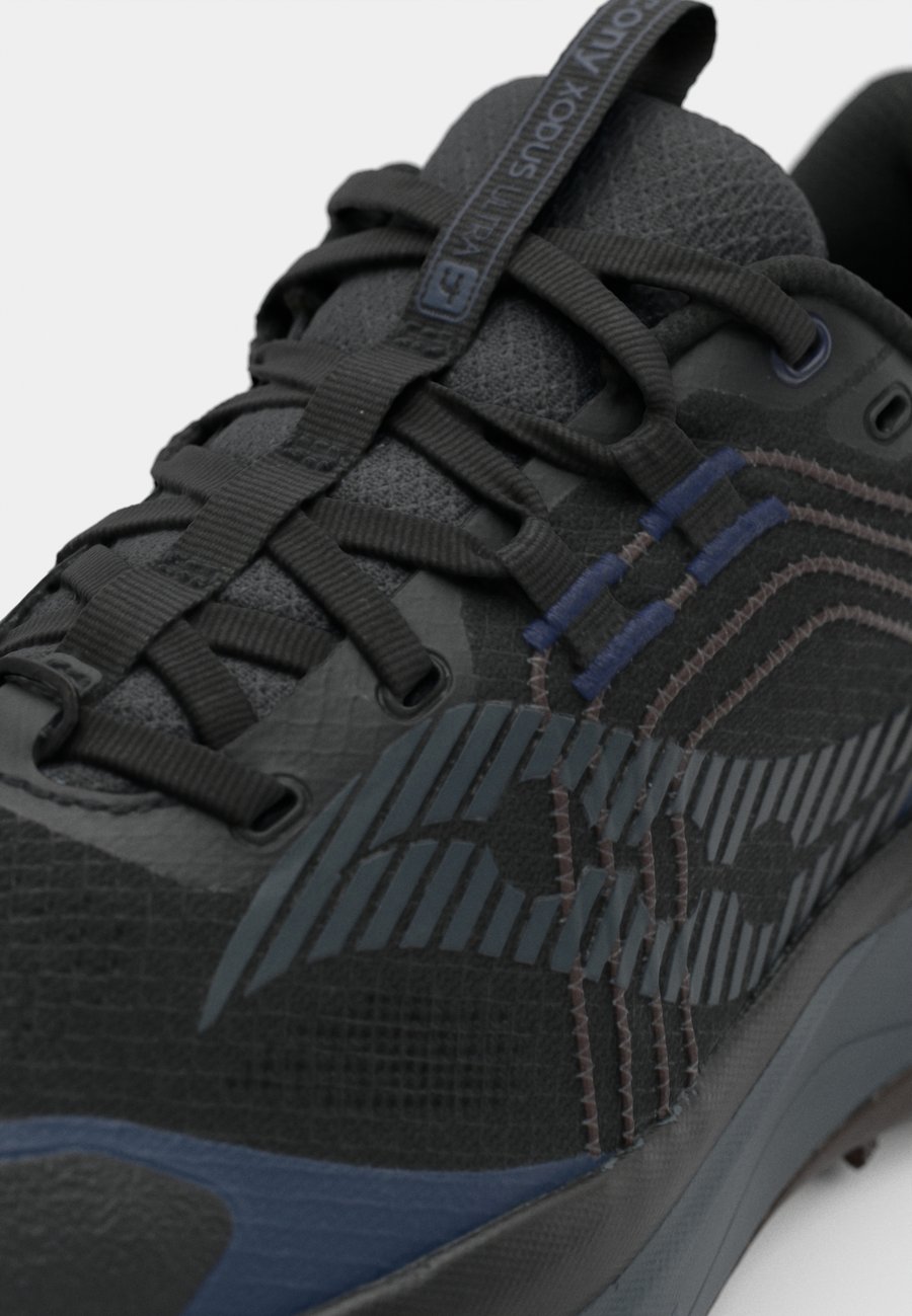 Кроссовки Saucony XODUS ULTRA 4, Black/Navy/Black — фото 3