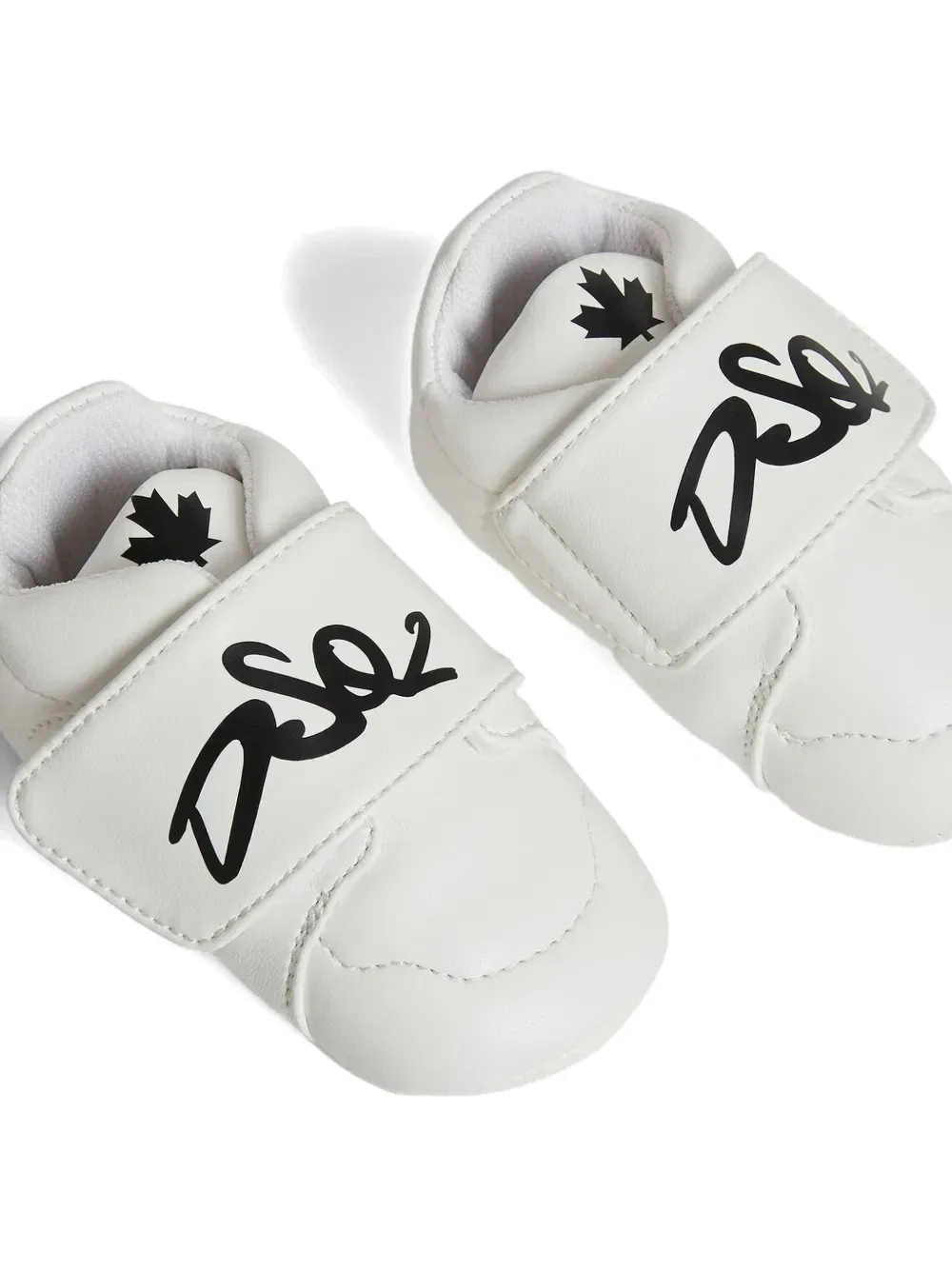 Кроссовки для новорожденных с фирменным ремешком Dsquared2 Kids, белый — фото 4