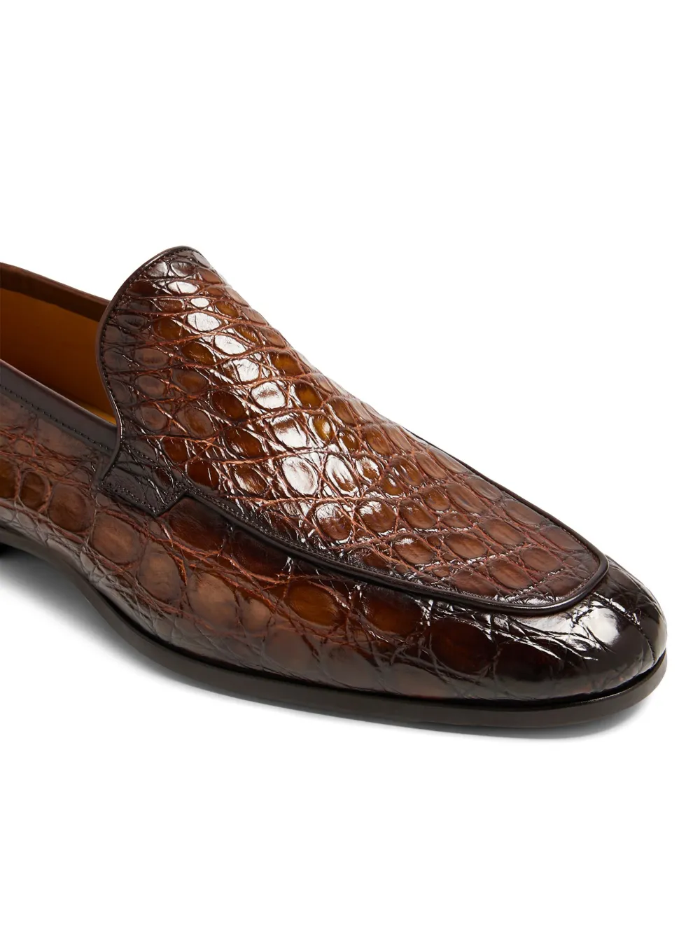 Лоферы с тиснением Magnanni, коричневый — фото 3