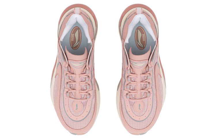 Беговые кроссовки (WMNS) Li-Ning V8 'Pink Khaki' — фото 4