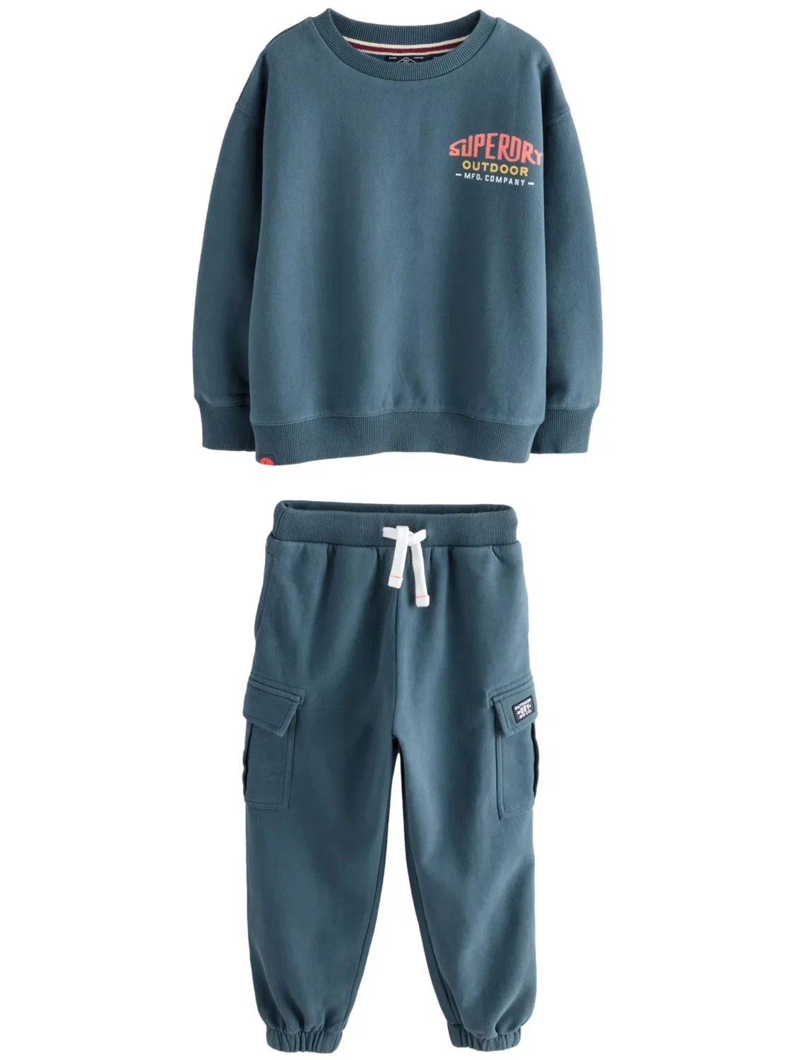 Спортивный костюм Superdry Co, пыльный синий