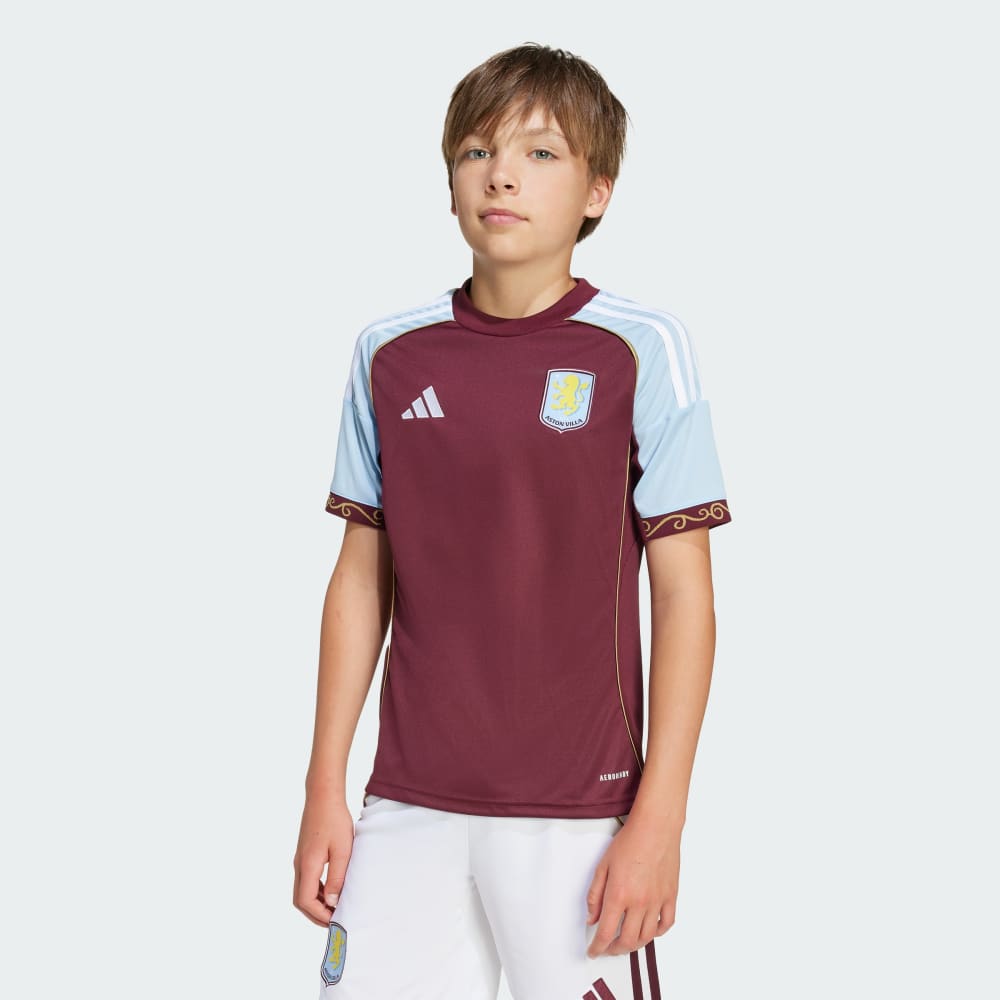 

Джерси Adidas Aston Villa FC 25/26 Home Jersey Kids, цвет Maroon/Glow Blue