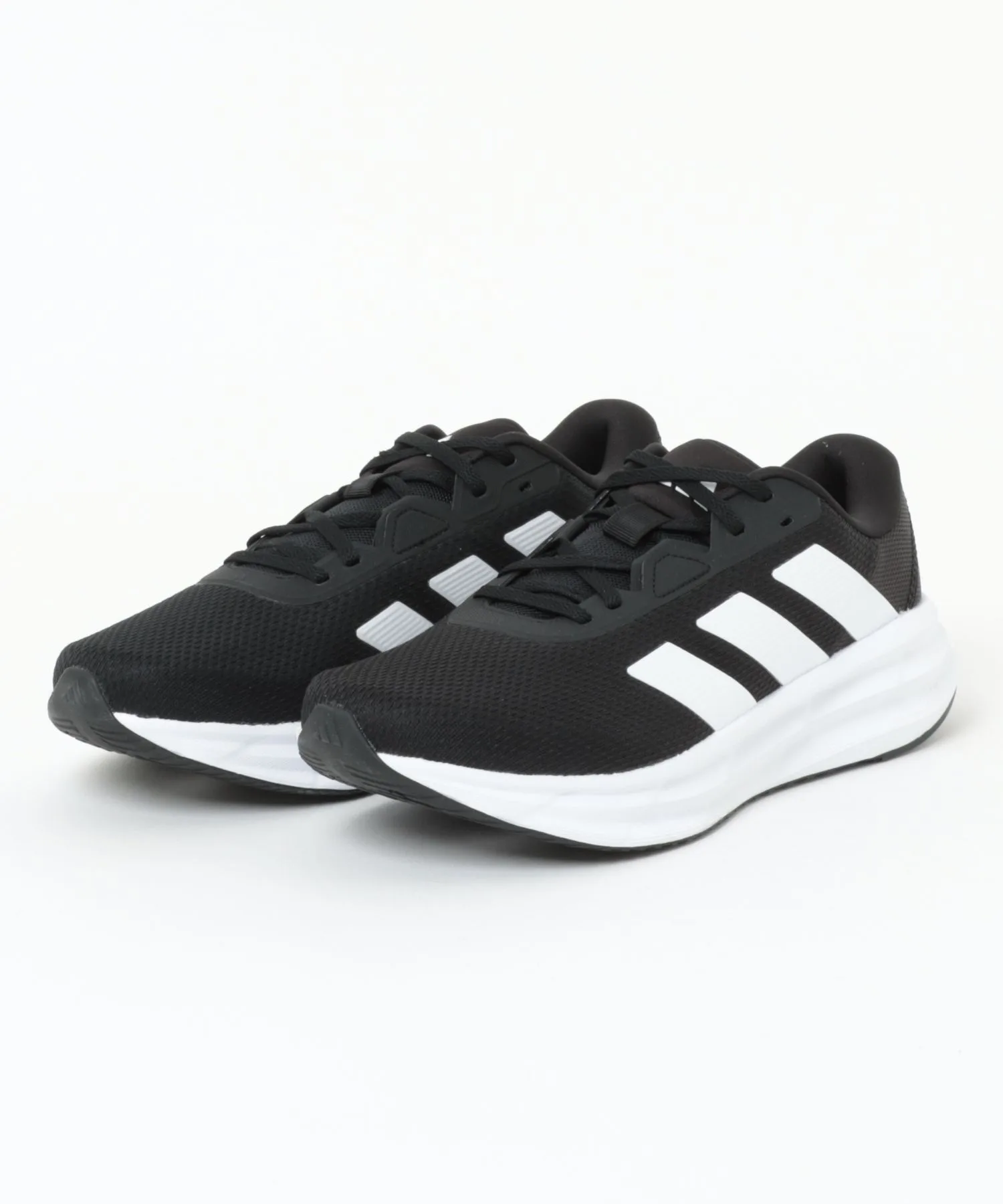 Мужские кроссовки для бега GALAXY 7 M EXTRA WIDE adidas чёрно-белые