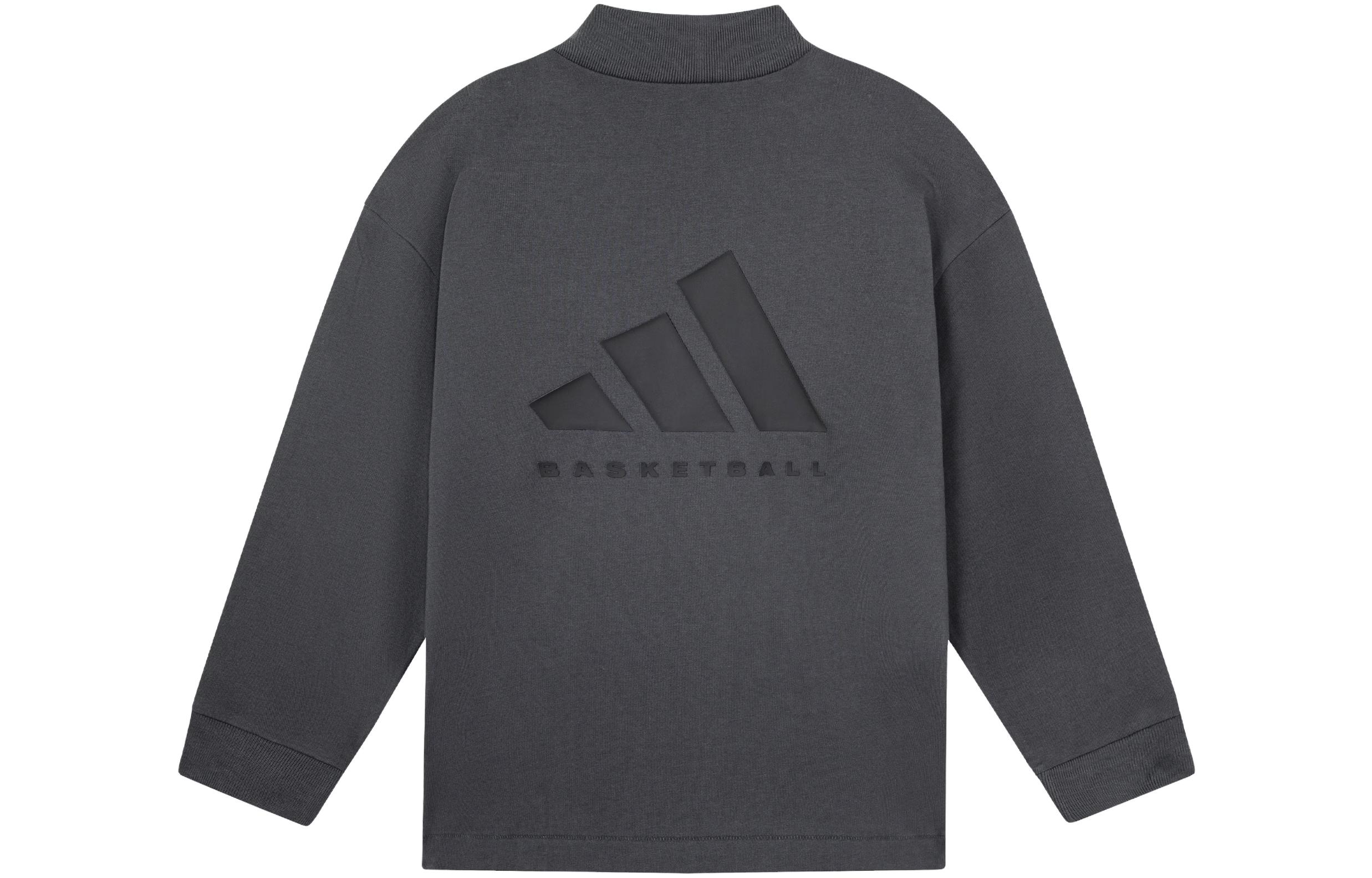 Футболка детская Adidas, Угольно-черный — фото 3
