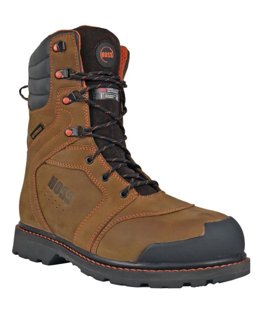 Мужские рабочие ботинки Clash с композитным носком и утеплителем Hoss Boot Company, коричневый