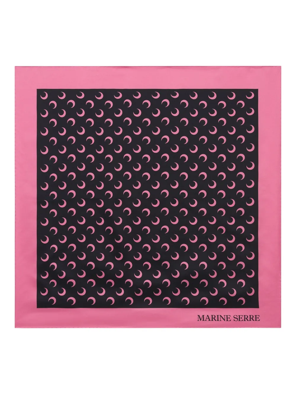 

Шелковый шарф Moon Marine Serre, черный