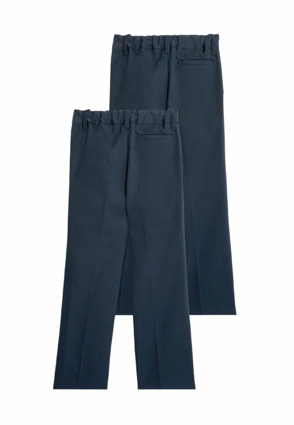 Брюки школьные 2Pk regular Marks & Spencer, темно-синие — фото 2