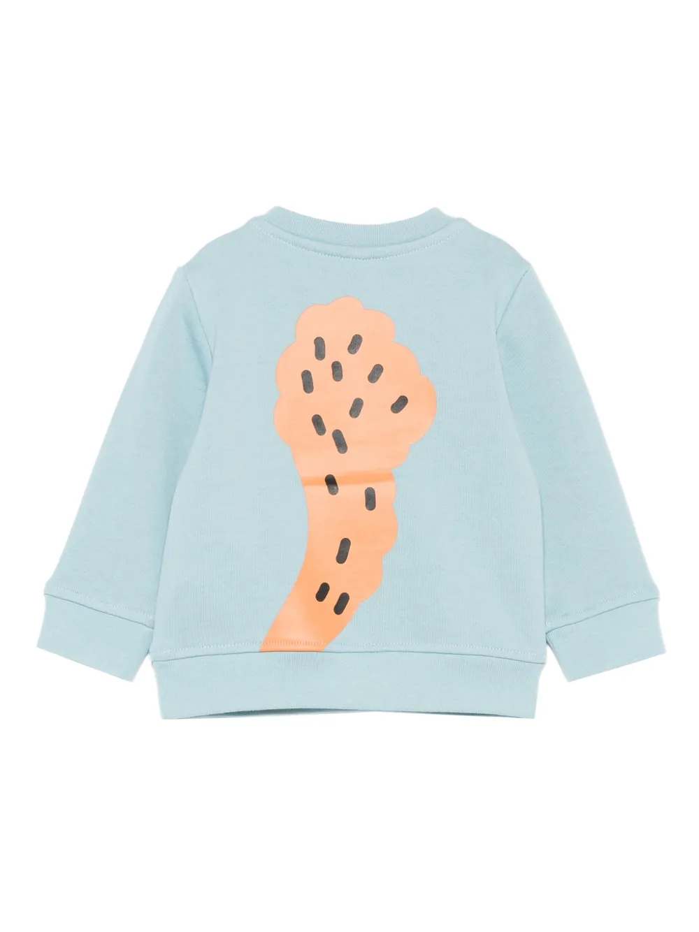 Толстовка с анималистичным принтом Stella Mccartney Kids, синий — фото 2