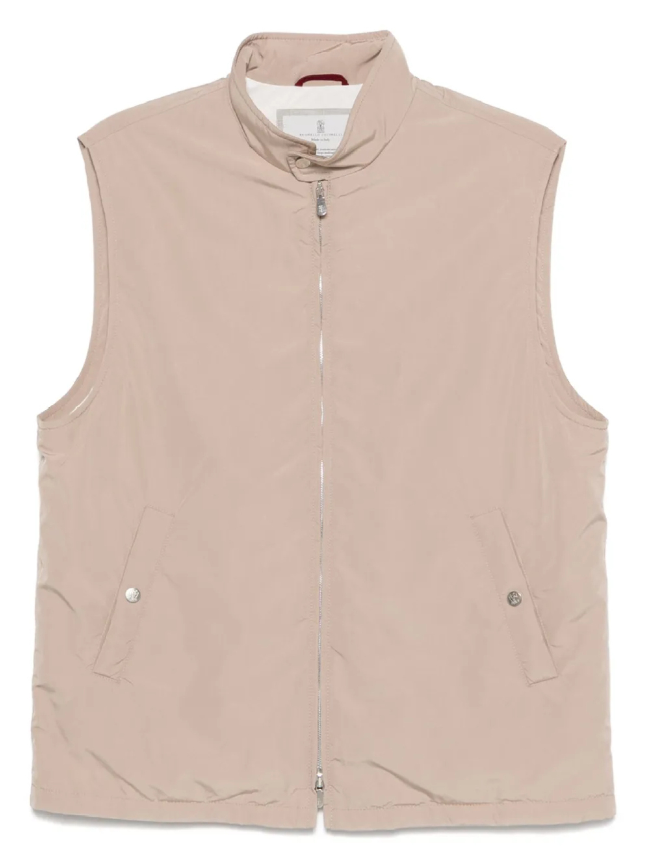 

Дутый жилет Brunello Cucinelli, нейтральный