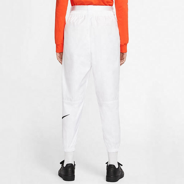 Брюки sportswear swoosh logo printing woven sports trousers white Nike, мультиколор — фото 4