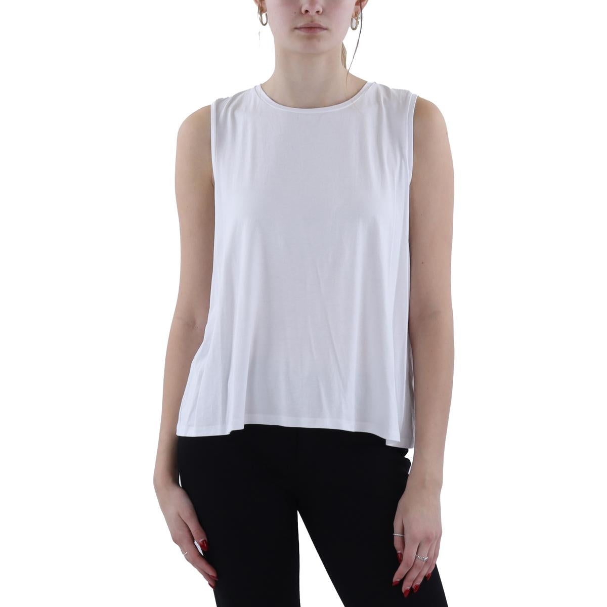 

Женская однотонная эластичная майка Eileen Fisher, белый