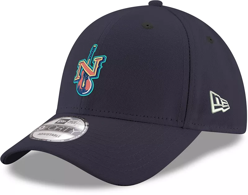 

Темно-синяя шляпа-тонк New Era Adult Nashville Sounds Honky Tonk 39Thirty Stretch Fit
